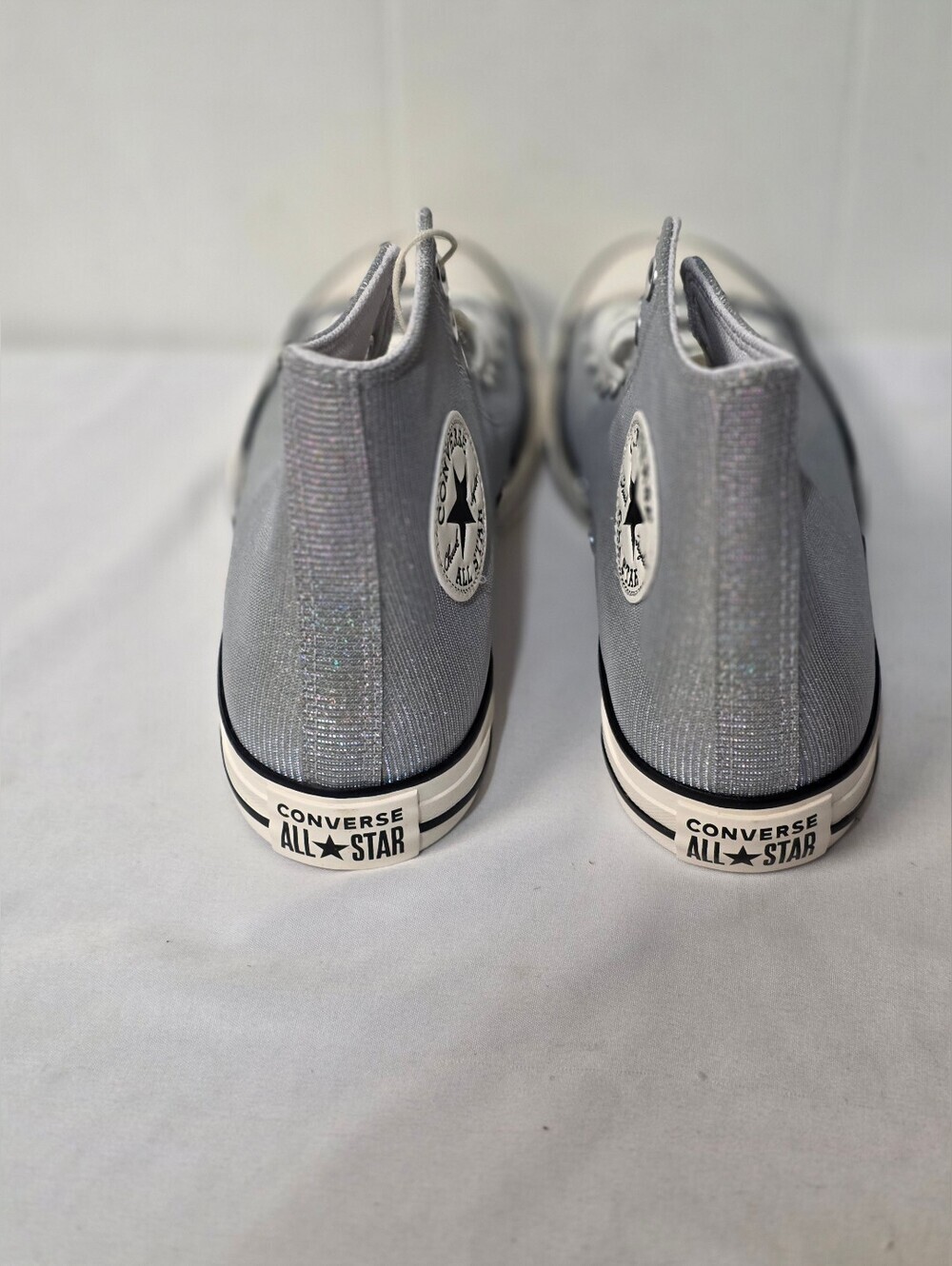 Converse Chuck Taylor All-Star Lace-Up Sparkle High Top Sneakers Womens Size 8.5 - Picture 8 of 12
